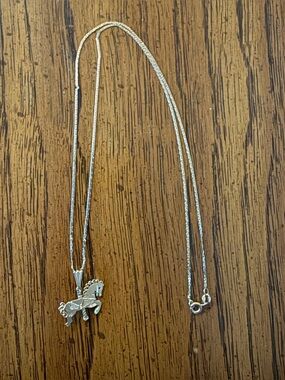 1989 Michael Anthony 14K Yellow Gold Carousel Horse Pendant Necklace